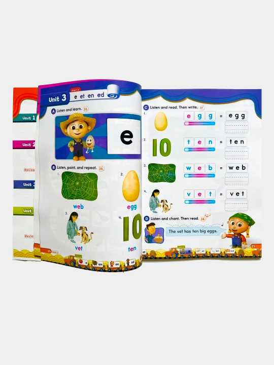 Комплект Oxford Phonics World.  Student Book + Workbook + CD. Schwermer Kaj