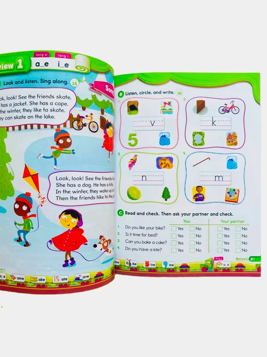 Комплект Oxford Phonics World.  Student Book + Workbook + CD. Schwermer Kaj