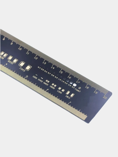 Radiohavaskorlar uchun PCB Ruler 20 sm, SMD, AWG, footprintlar va sxemalar olchovi
