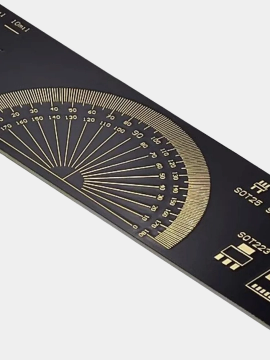 Radiohavaskorlar uchun PCB Ruler 20 sm, SMD, AWG, footprintlar va sxemalar olchovi