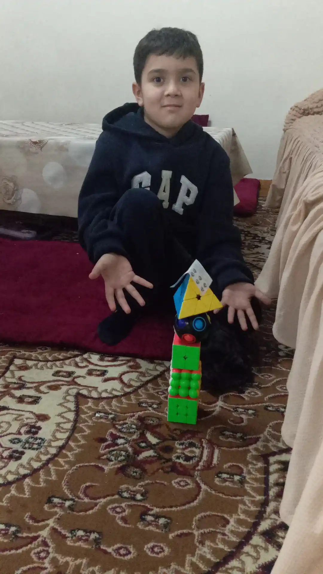 Boshqotirma Kubik Rubik, rivojlantiruvchi o'yinchoq, antistress, 2 * 2