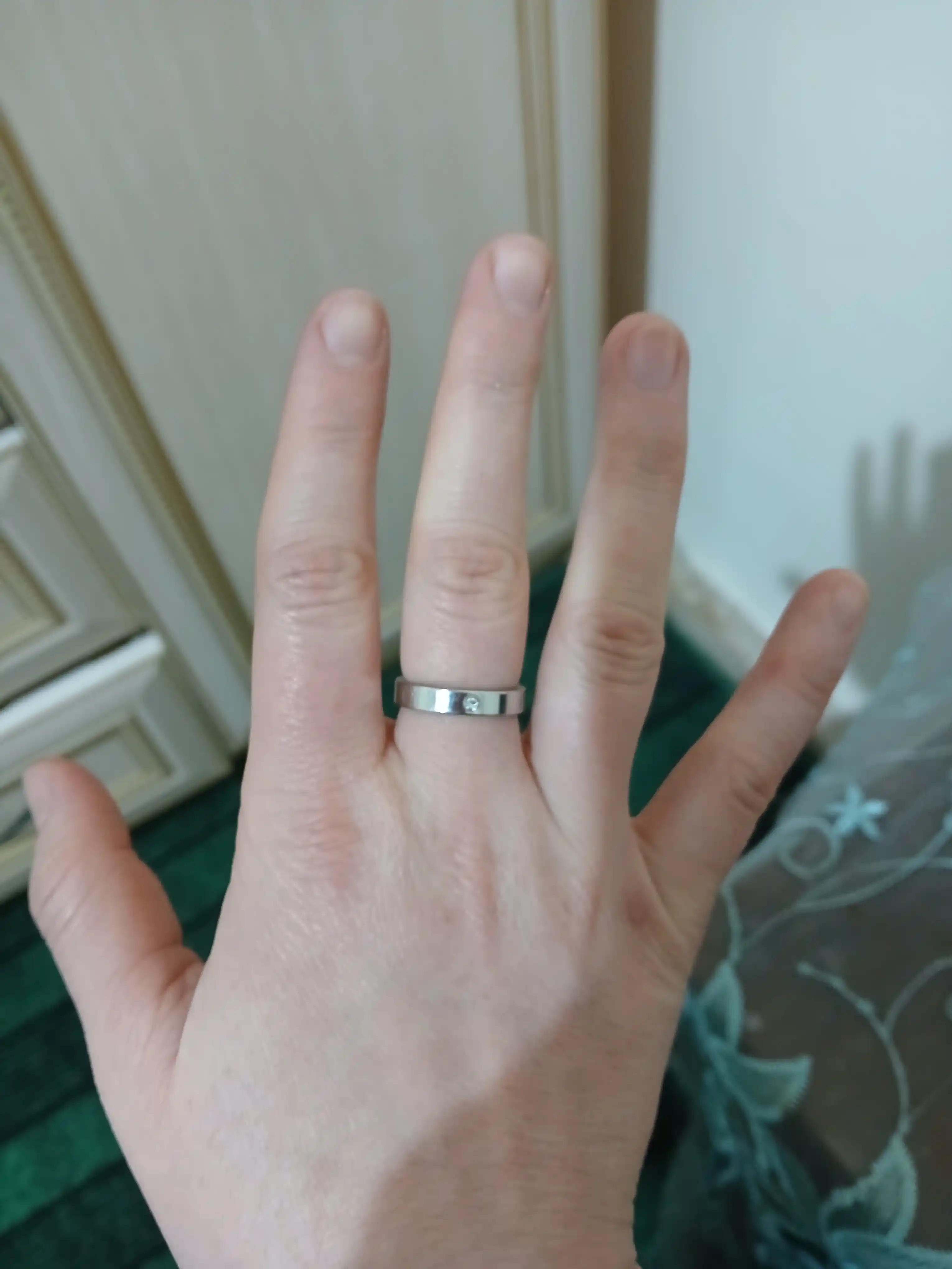 Женское кольцо с камнями, гвоздик, Cartier Stainless Steel, парные кольца для женщин