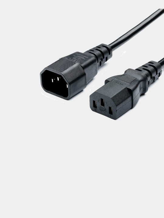 Кабель сетевой для UPS и различной техники, 1.5 м, 220в