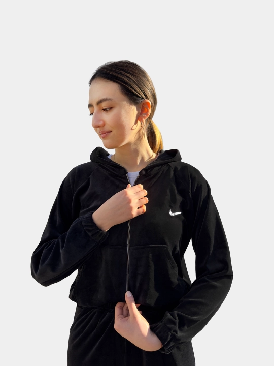 Ayollar toplami, ikkilik, velyur materiali, 2 ta rang, sport kostyumi, shim va kofta
