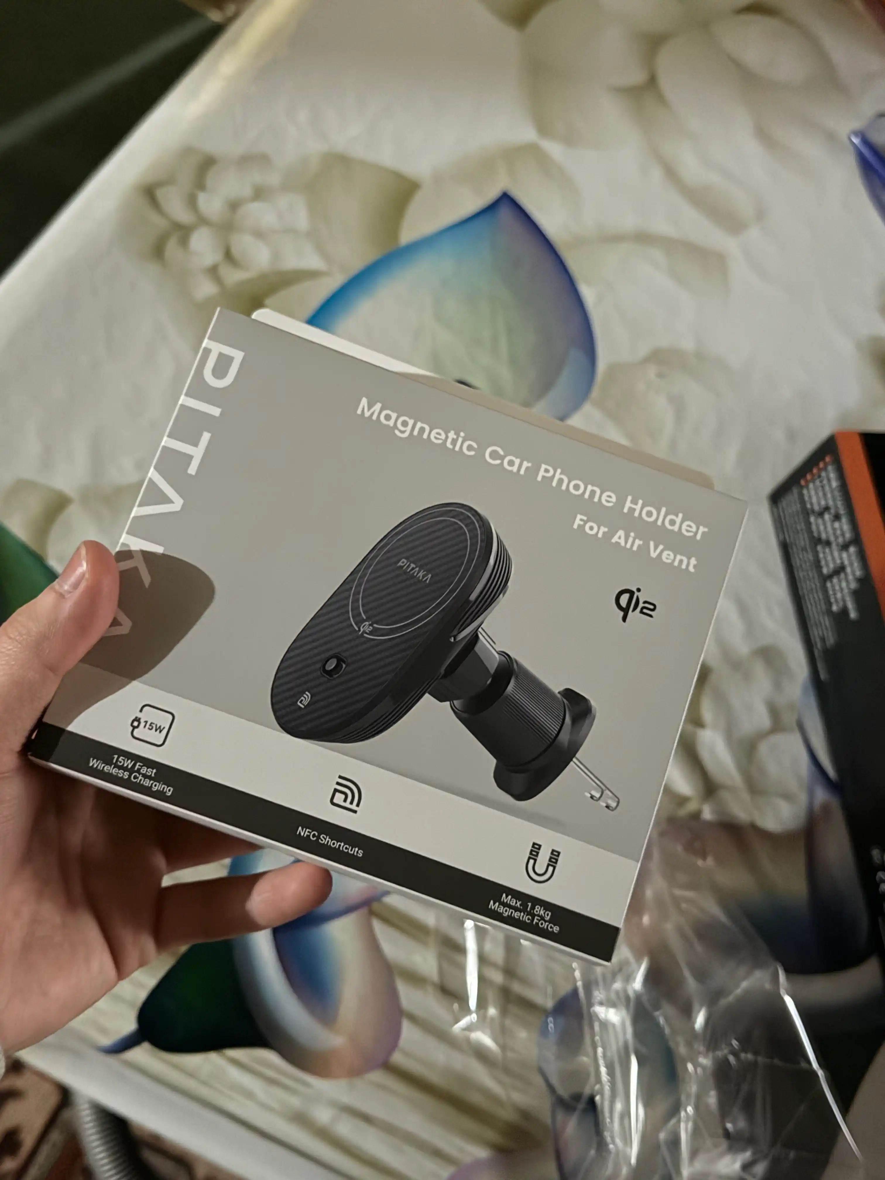 Магнитный держатель для телефона Pitaka MagEZ Car Mount Pro 2 в подарок