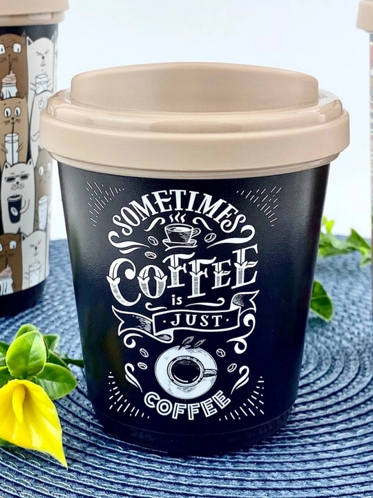 Termal stakan, ikki qoplamli, ichimliklar uchun, 300-400 ml
