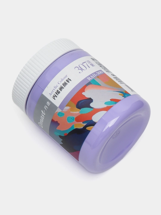 Краска акриловая в банке Dmast Deli RA11-300-307 Light Lilac, 300 мл