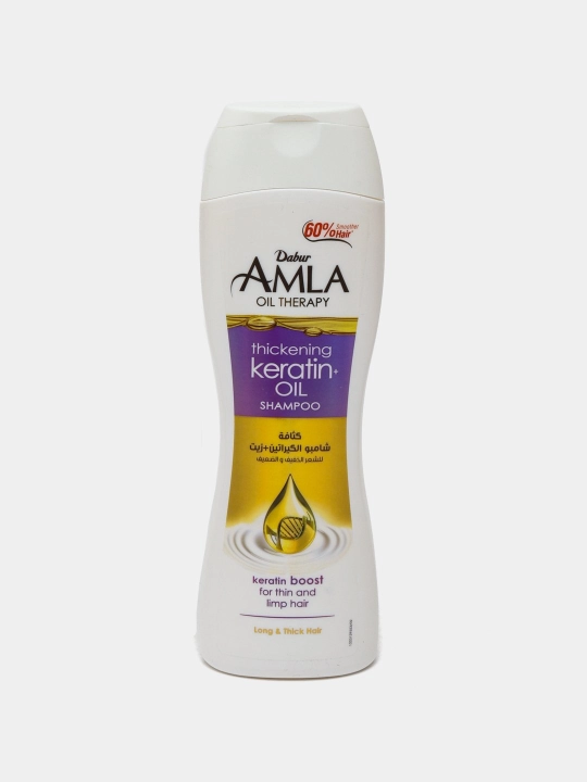 Shampun Dabur Amla Keratin, quruq va zaiflashgan sochlar uchun, 400 ml - 