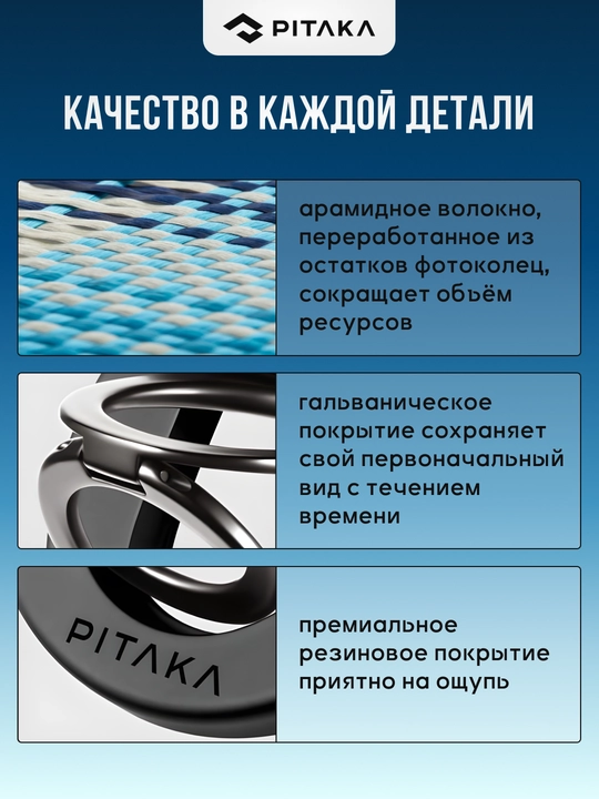 Pitaka telefon ushlagichi, Magsafe bilan, magnit halqasi, podstavka, MagEZ Grip