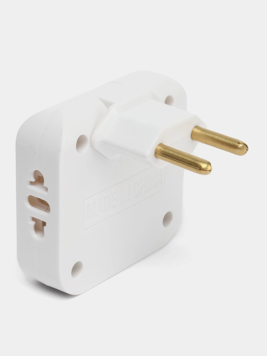 Тройник для розетки плоский, с USB поворотный сетевой фильтр на 180 градусов, адаптер