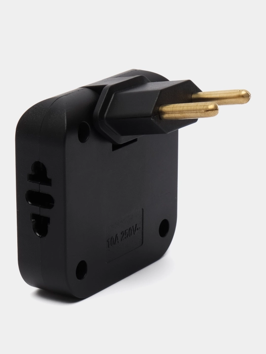 Тройник для розетки плоский, с USB поворотный сетевой фильтр на 180 градусов, адаптер
