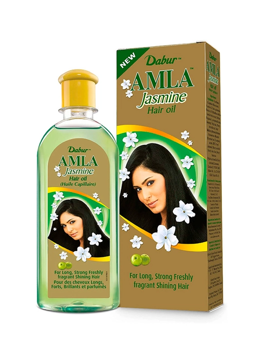 Soch yog'i Dabur Amla Jasmine, soch o'sishi uchun, amla va jasmin ekstraktlari, 200 ml