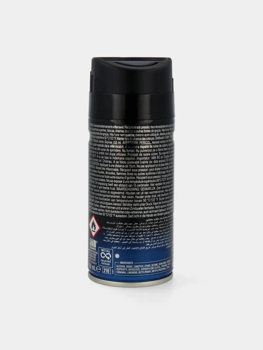 Parfyumlangan dezodorant Malizia Uomo EDT Deo Spray Silver, Skyline, erkaklar uchun, 150 ml
