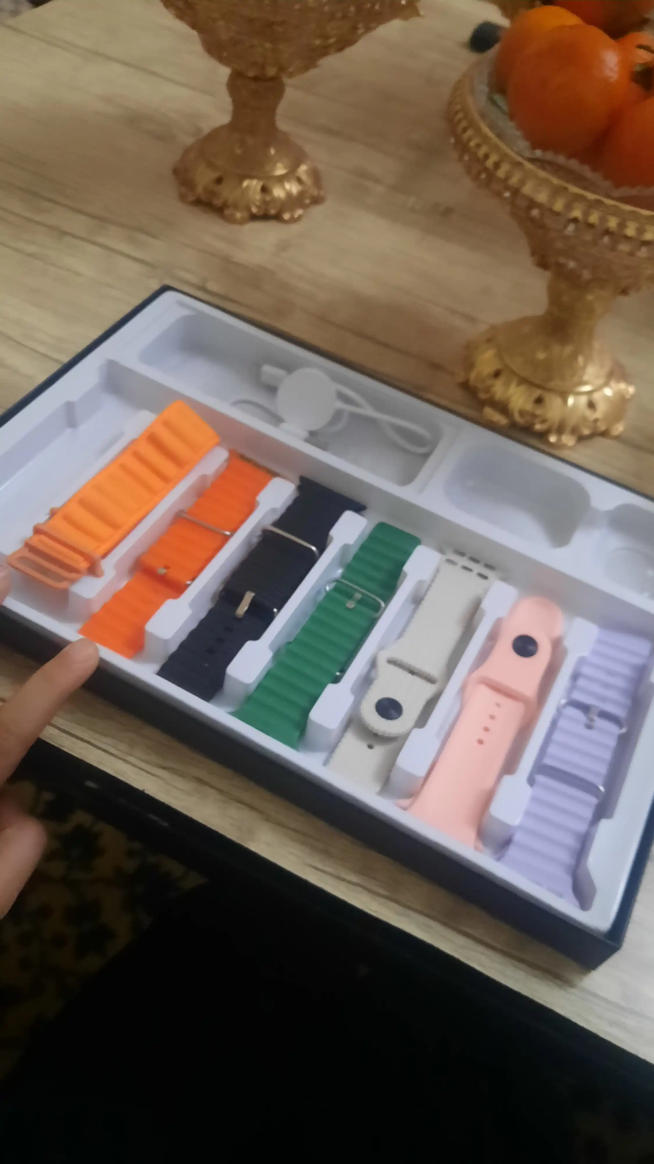 Soat Aqlli Bluetooth, Smart Watch Ultra va Pods pro to‘plami bilaguzukli, zaryadka