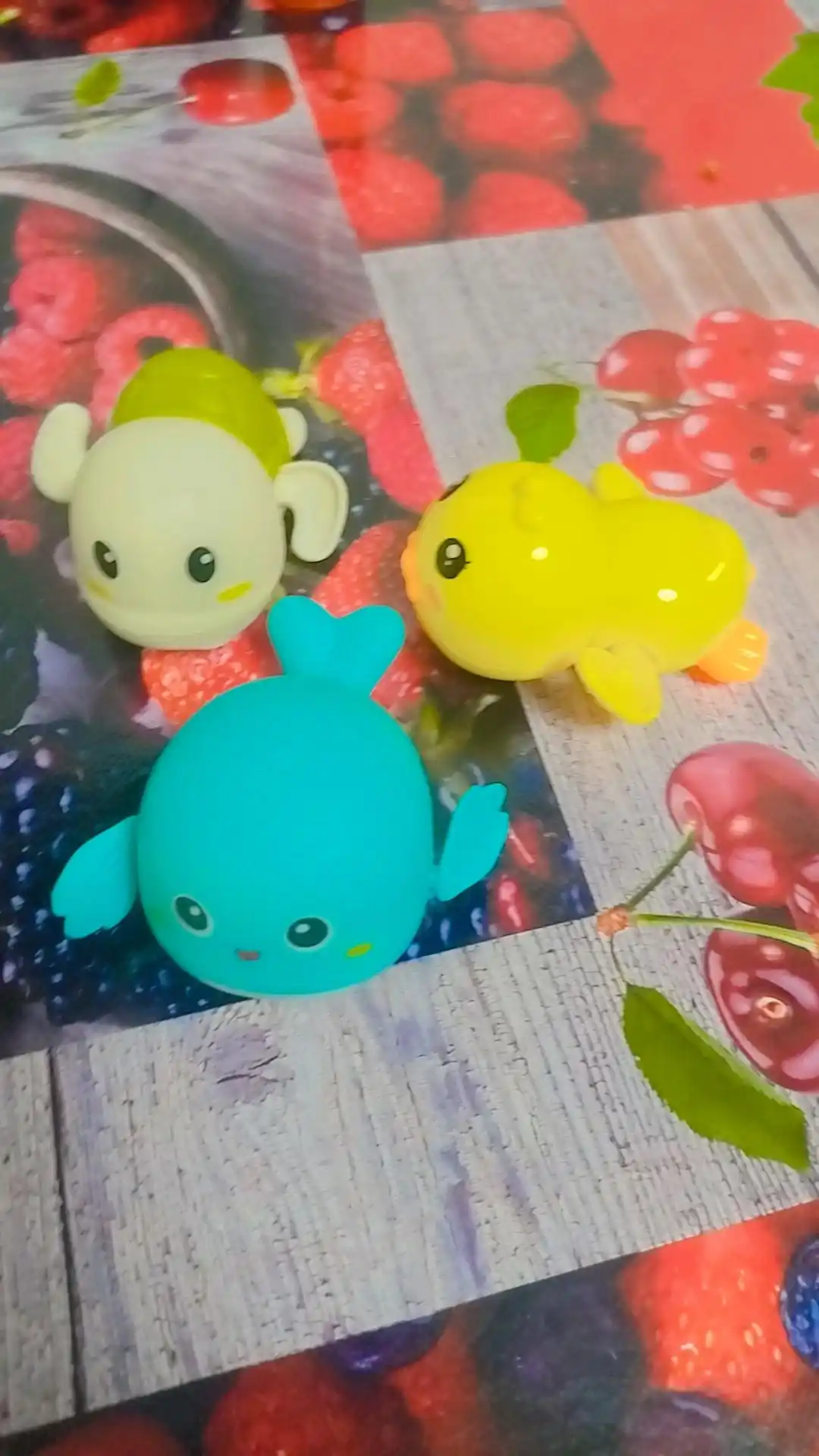 Заводной игрушки для купания, утка, кит, черепаха, 3 игрушки в наборе