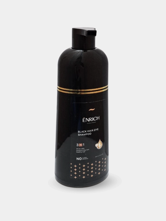 Enrich shampuni - soch bo‘yog‘i, oq sochlar uchun, qora, to‘q jigarrang, 500 ml
