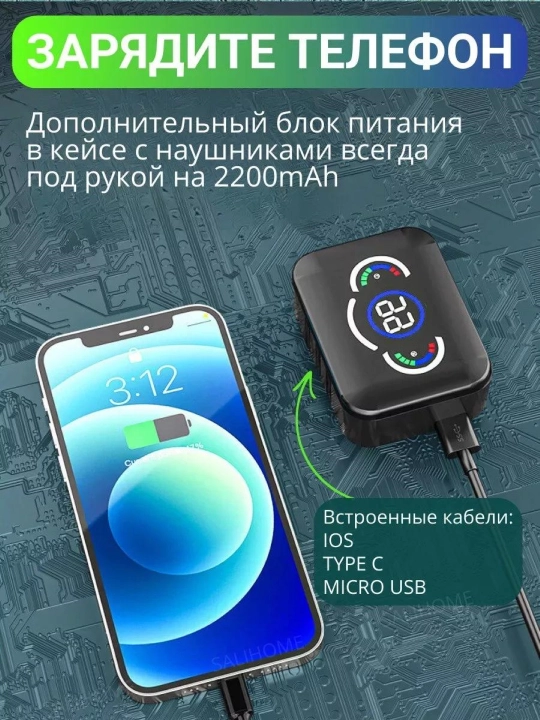 M10, M19, M20, M90, M80, M88, M85, M86 simsiz quloqchinlar, powerbank 3500 mA/soat, Bluetooth