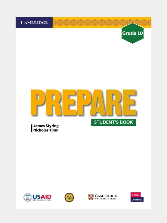Prepare - Teacher's book, Work book, Student's book - Grade 10
