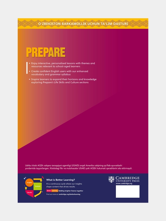 Prepare - Teacher's book, Work book, Student's book - Grade 10