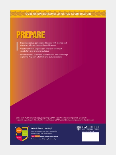 Prepare - Teacher's book, Work book, Student's book - Grade 10