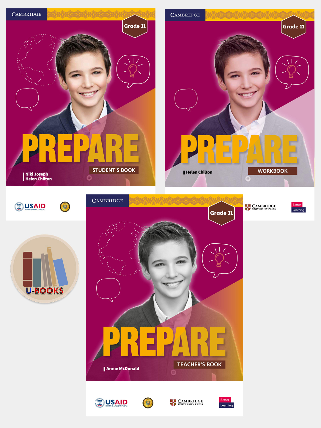 Prepare - Teacher's book, Work book, Student's book - Grade 11 - 
