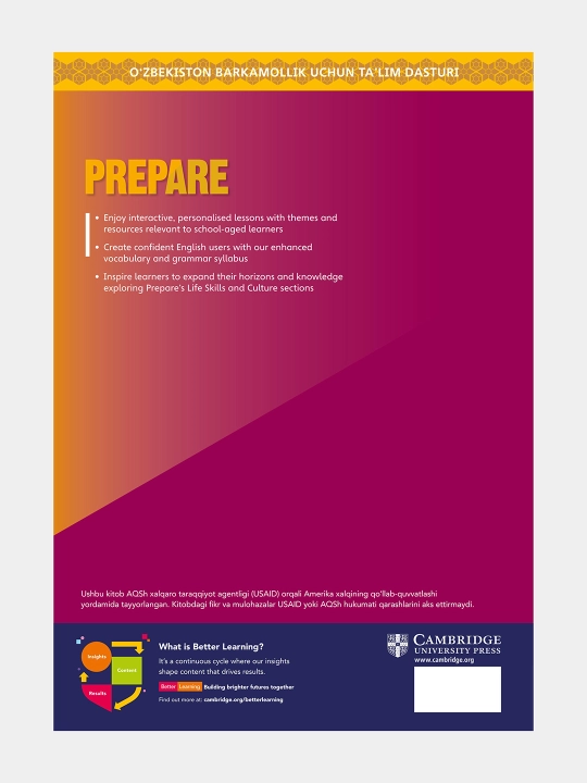 Prepare - Teacher's book, Work book, Student's book - Grade 11