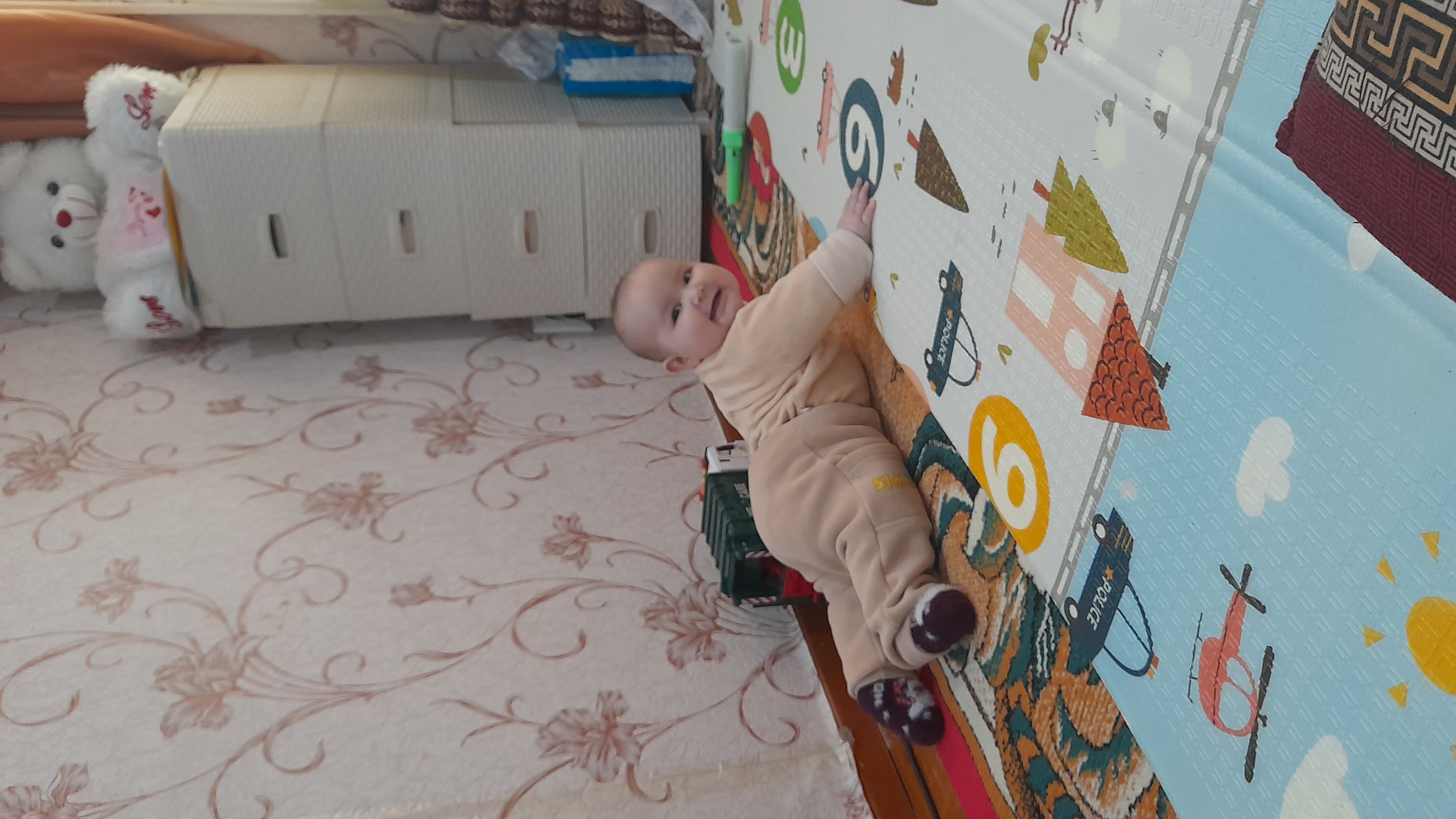 Коврик детский развивающий, складной, игровой, напольный, для ползания, термоковрик