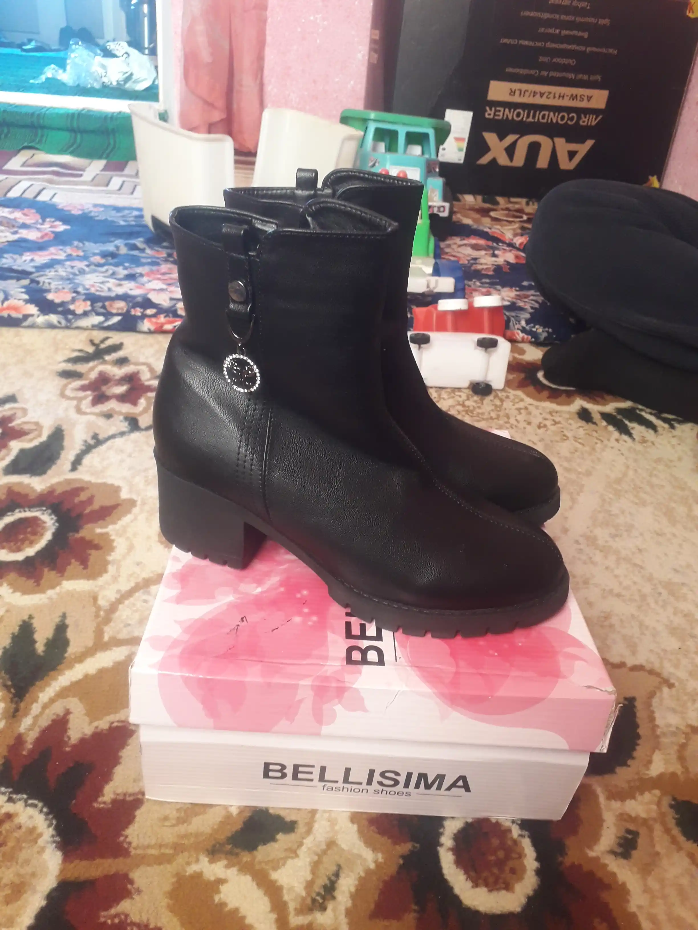 Ayollar uchun etiklar MAYA BELLISIMA 087-D19", mo'ynli