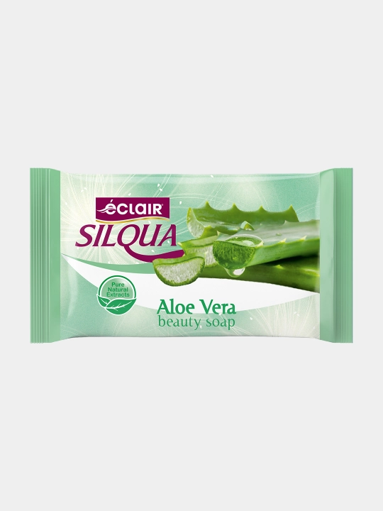 SILQUA tualet sovuni, 140 gr, Aloe - 