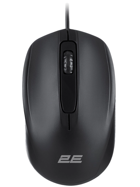 Simli sichqoncha 2E MF140 Black, 1000DPI, 3 ta tugma