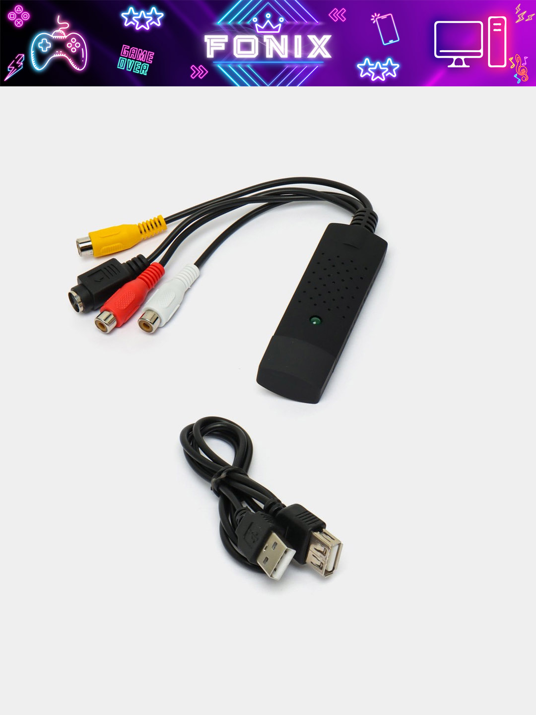 USB video va audio yozib olish va tahrirlash uchun qurilma EasyCAP USB 2.0 USB / AV