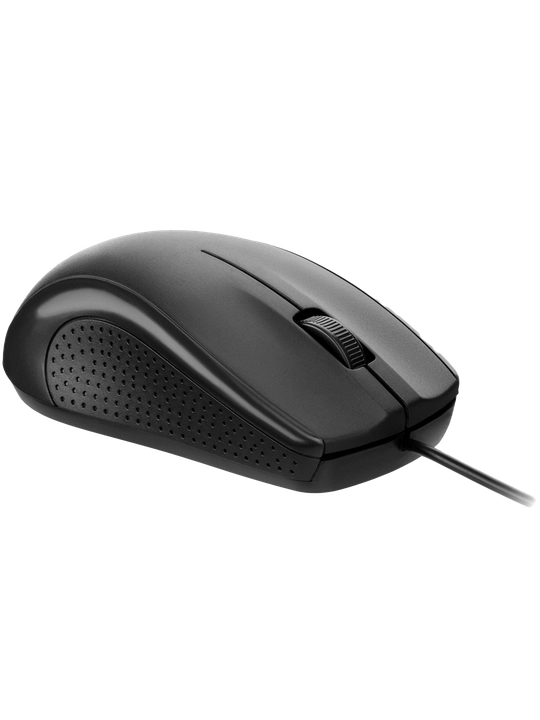 Simli sichqoncha 2E MF130 Black, 1000DPI, simmetrik shakl