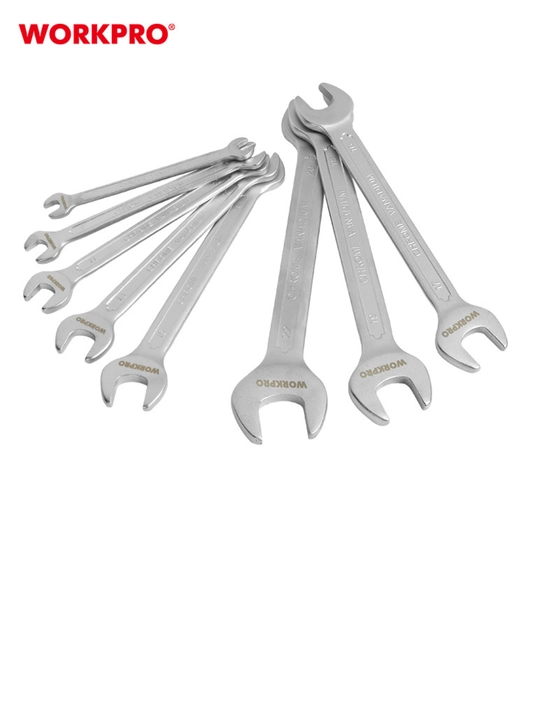 Ikki tomonlama ochiq kalitlar to'plami WORKPRO, 6-22 mm, 8 dona WP202506