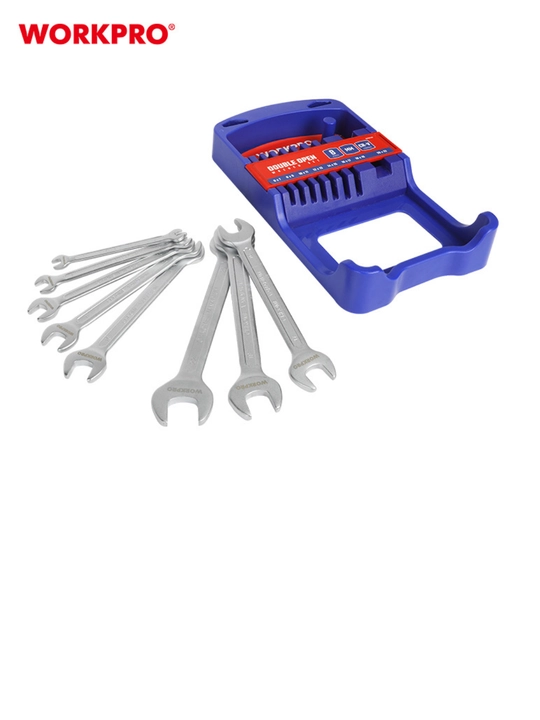 Ikki tomonlama ochiq kalitlar to'plami WORKPRO, 6-22 mm, 8 dona WP202506