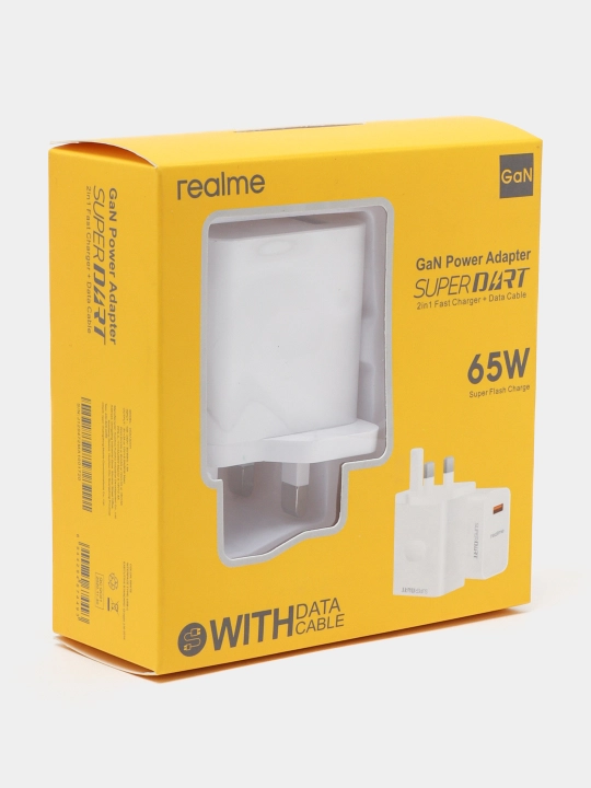 Зарядное устройство для телефона Realme GaN 65W