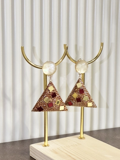 Серьги женские, бижутерия, украшения для женщин — MTUNI-JEW11-ВИШН