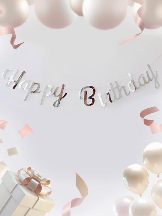 Gerlyanda Happy birthday, bayram lentasi - 