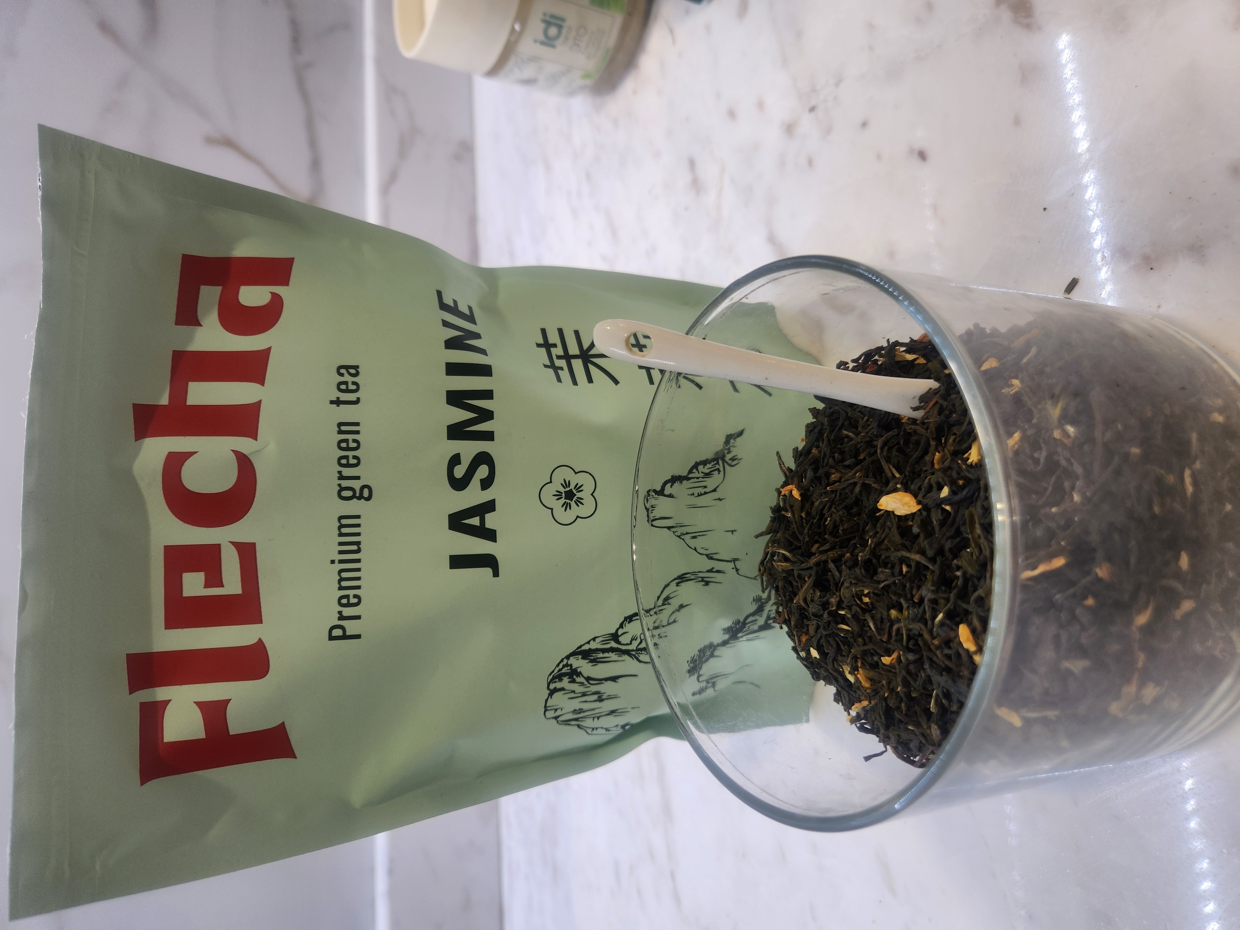 Yashil choy Flecha Jasmine, Xitoy, yirik bargli, 200 gr