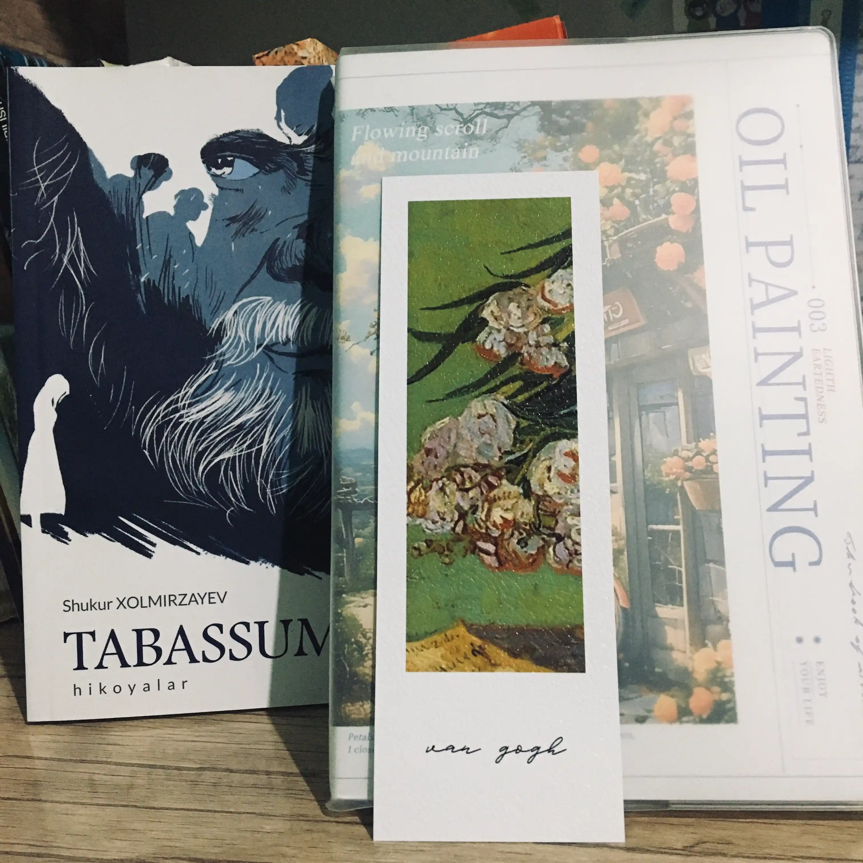 Vangog kitoblari, darsliklari, kundaliklari uchun qog'oz xatcho'plar