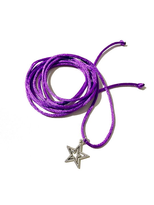 Choker yulduzchali shnur, braslet va choker ikkitasi birda