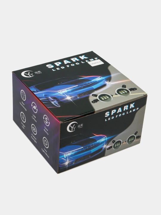 Cobalt Spark matiz uchun tumankaga ikki xil yonadigan led chiroqlar oq sariq bolib yonadi