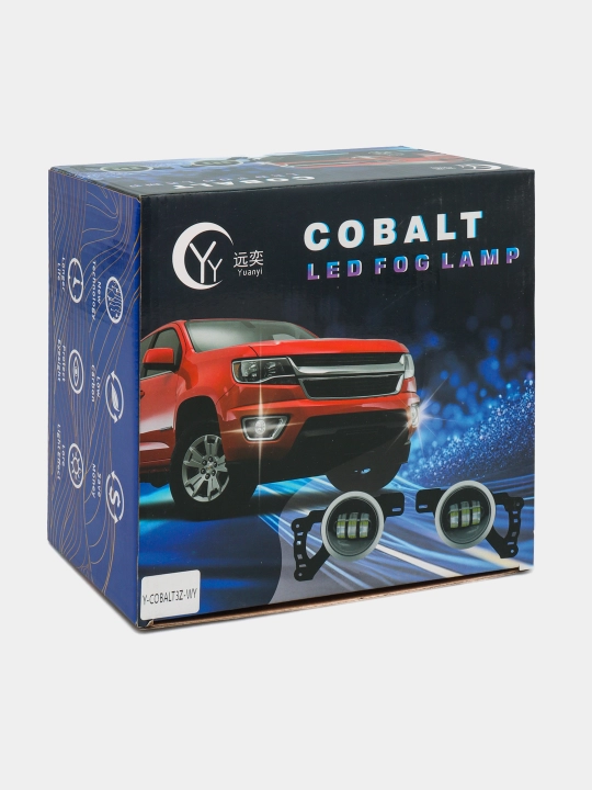 Cobalt Spark matiz uchun tumankaga ikki xil yonadigan led chiroqlar oq sariq bolib yonadi