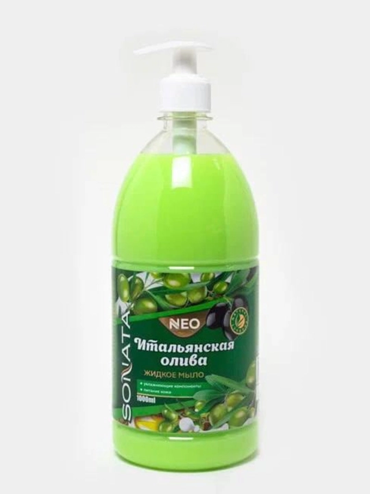 Suyuq sovun Sonata Neo Italiya zaytuni, 1000 ml