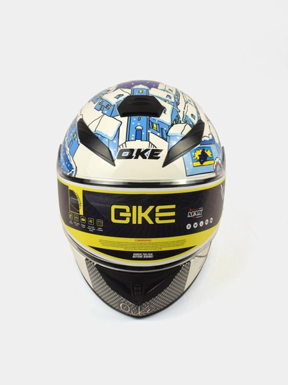 Шлем GIKE — RDMOTO-SHLEM2-БЕЛЫЙ