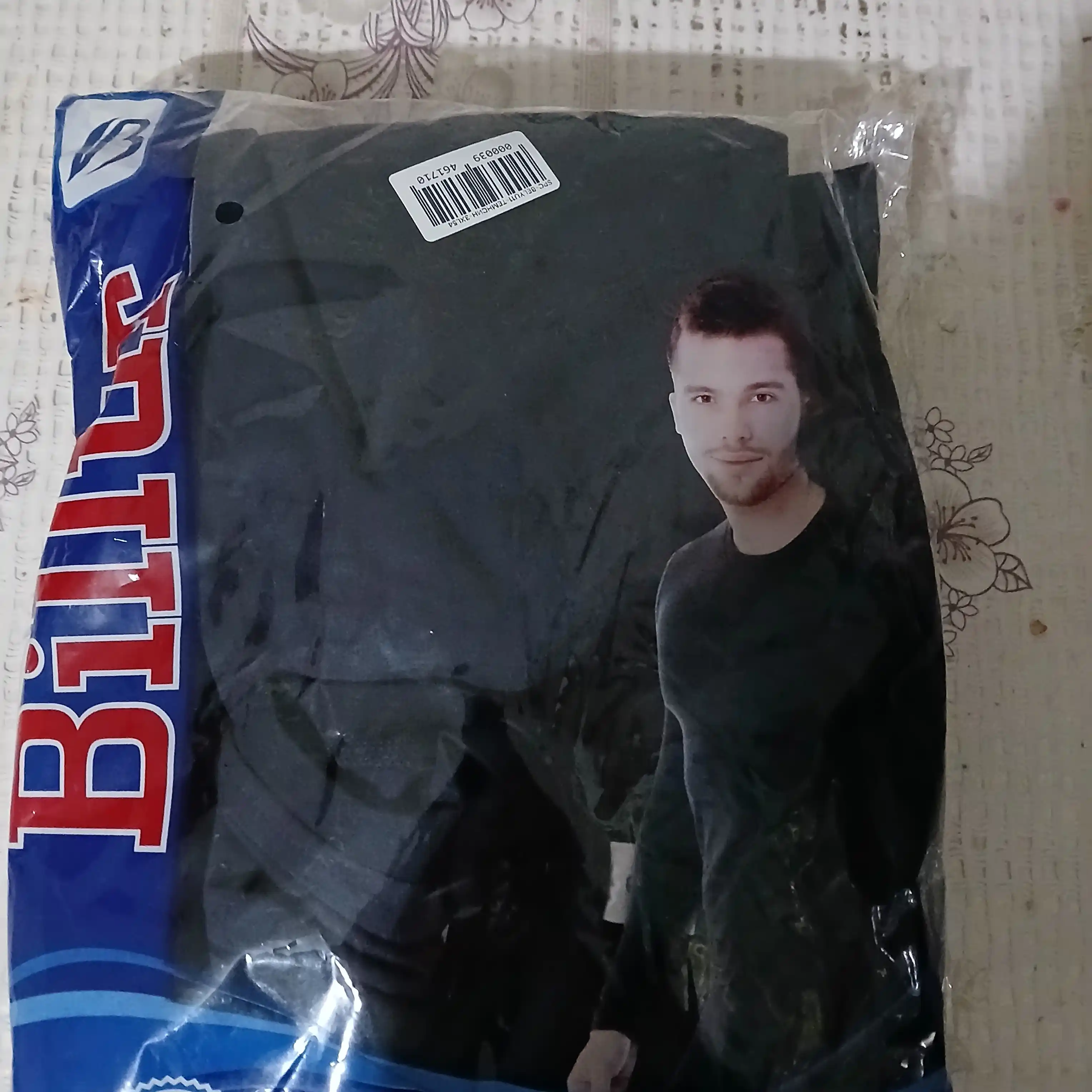 Erkaklar ichki kiyimi, termo belyu toplami, yumshoq 100%paxtadan