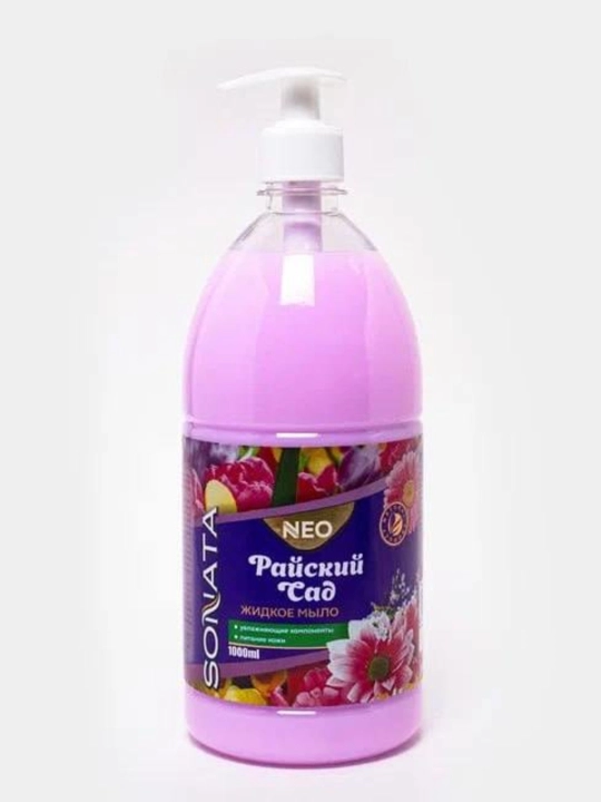 Suyuq sovun, Sonata Neo, "Rayskiy sad", 1000 ml