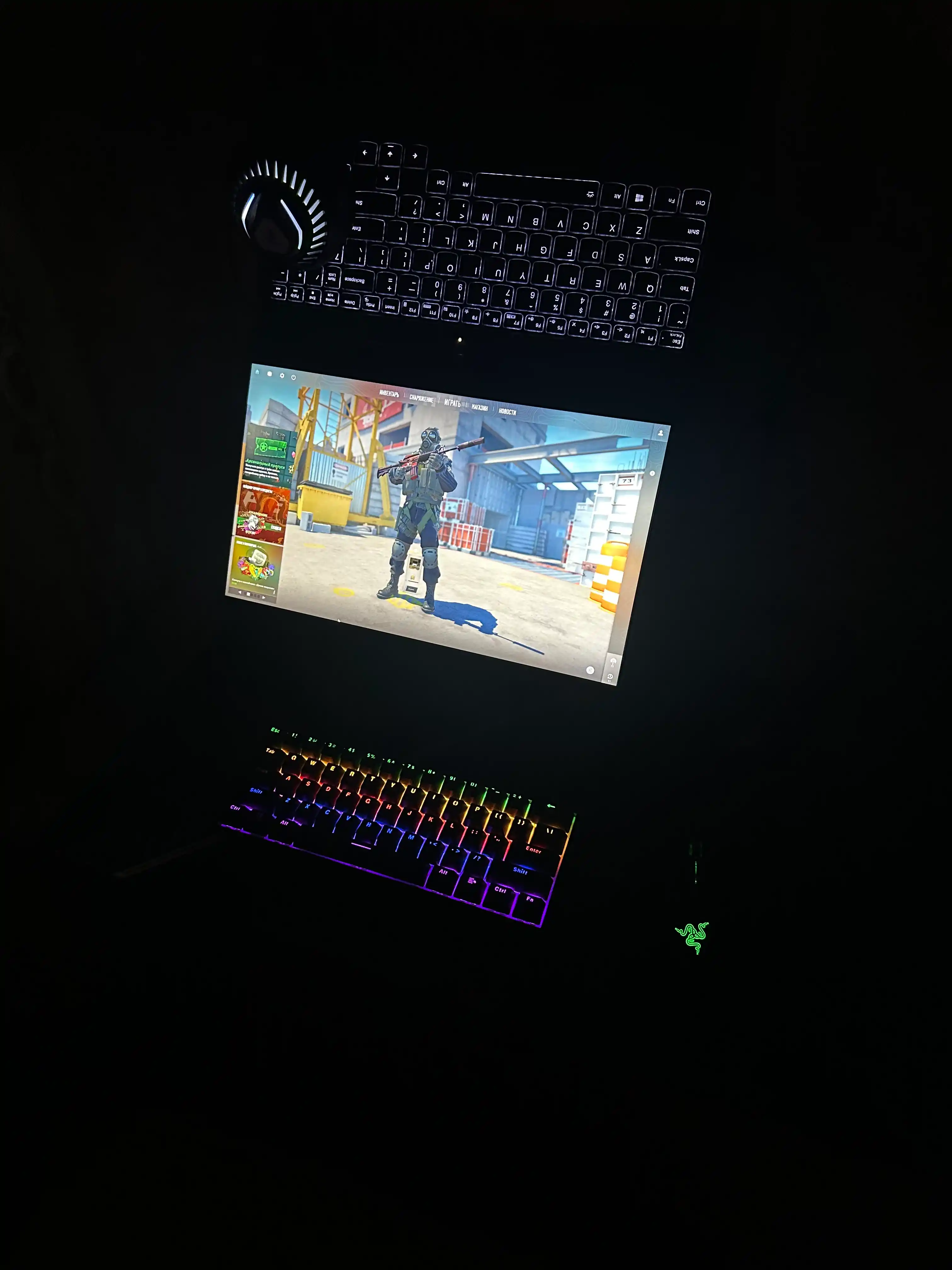 Mexanik o'yin klaviaturasi ACER OKW 210, RGB yoritgichli