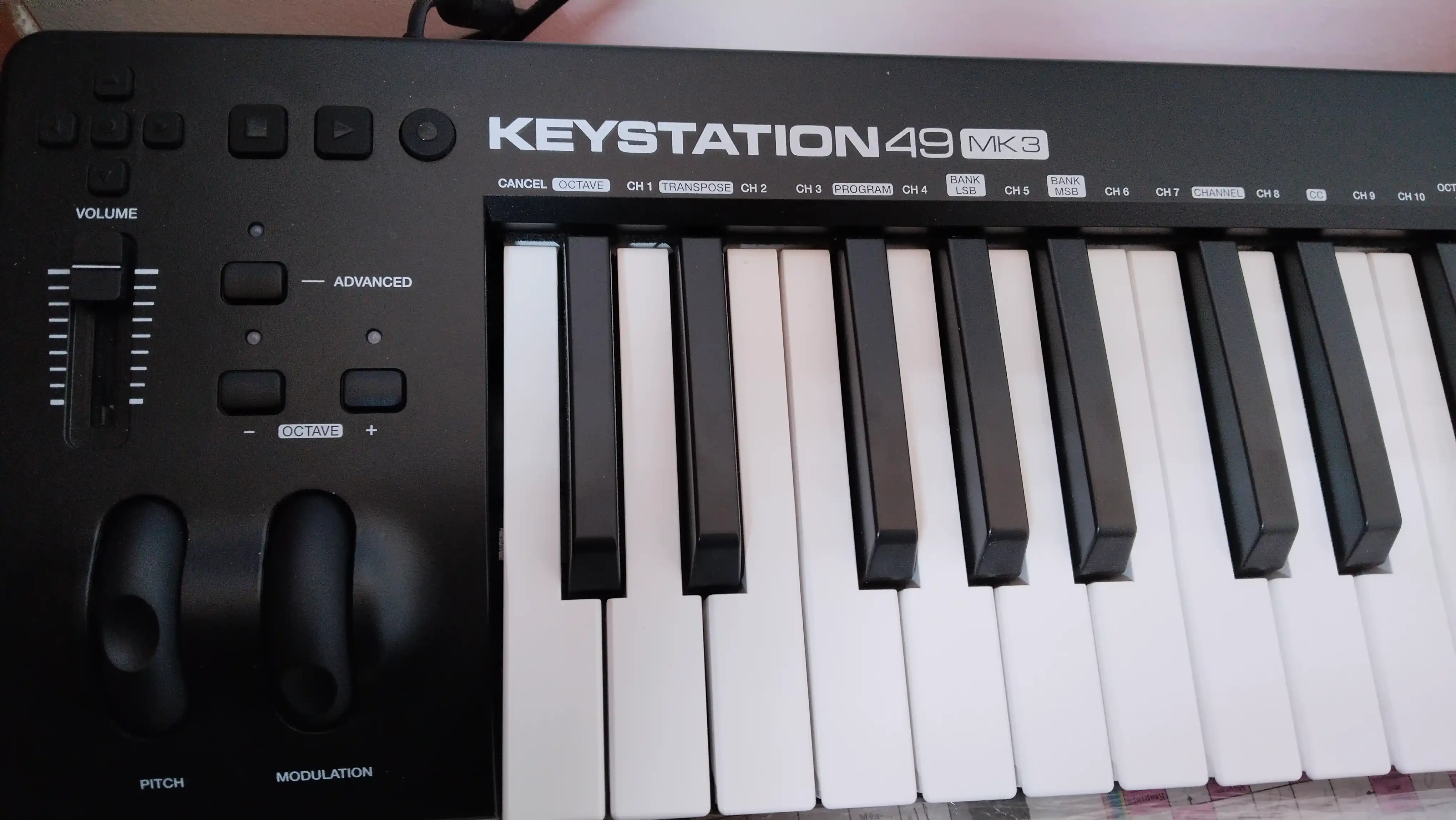 Профессиональная USB MIDI-клавиатура, M-Audio Keystation 49 MK3