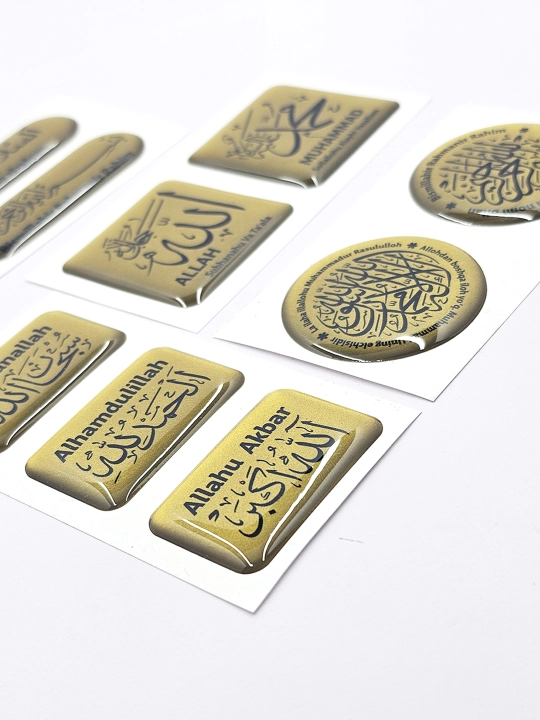 3D nakleykalar, 3D stikerlar "Tasbeh"