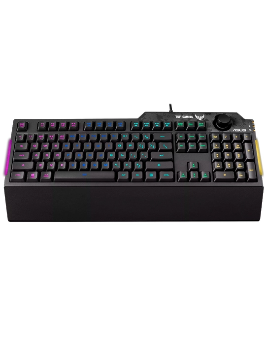 Игровая мембранная клавиатура ASUS TUF GAMING K1, с подсветкой, с мультимедиа